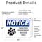 Signmission Facilities Department Muster Area Sign With Symbol, 14 in W x Rectangle, Vinyl Decal OS-2PACK-NS-D-1014-L-12399 - alternate 2